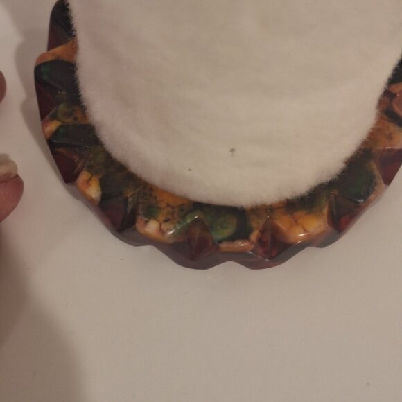 FABULOUS REAR 1930'S BAKELITE GEAR BANGLE BRACELET - Picture 9 of 15